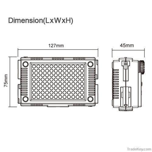 New Z-Flash Dimmable LED video Camera light plus speedlight