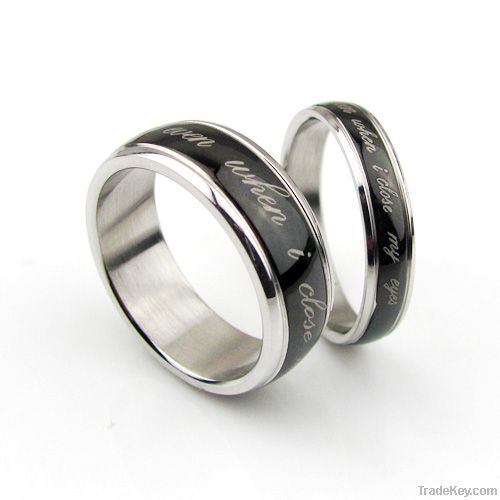 Ruino Titanium Steel Fashion Couple Ring JL1065