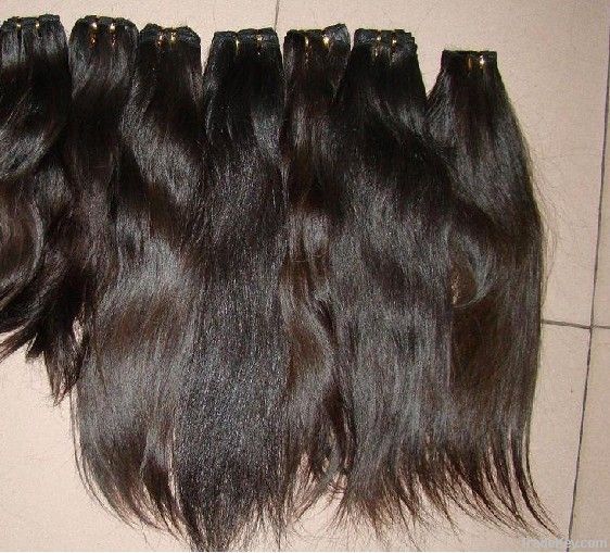 Virgin hair wefted, Natural hair weaves