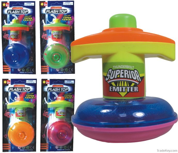 Ufo Toy Top With Flashing Light