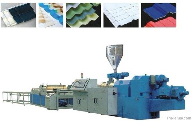 PP/PC Hollow Corrugated Sheet Extrusion Line
