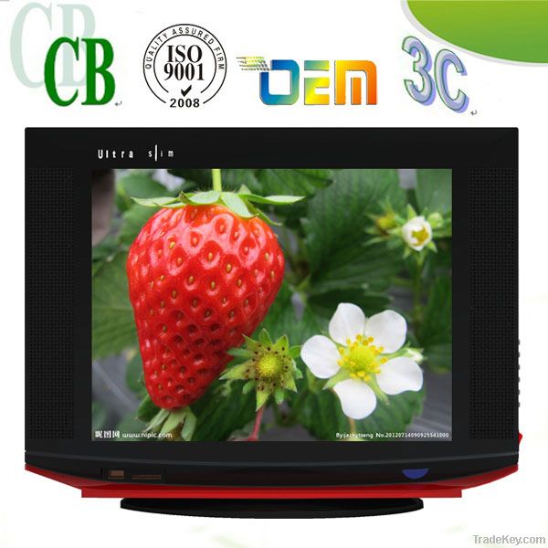 Ultra Slim CRT COLOR TV SET