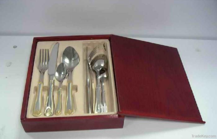 24pcs set stainless steel cutlery set