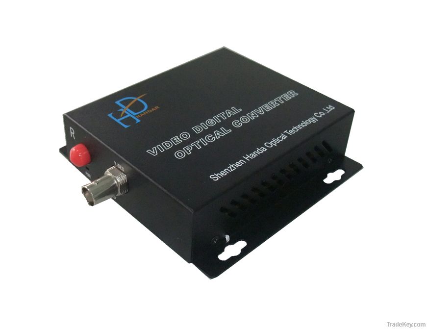 1 channel video fiber optical converter