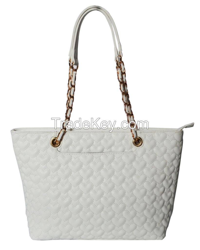 2015 Heart Quilted Shoulder Fashion Handbag (ZX116)