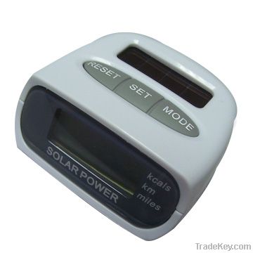 Pedometer with Solar Power