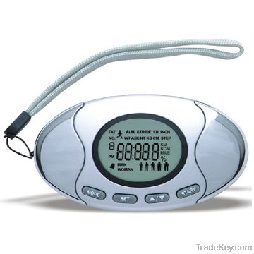 2 in 1 Pedometer with Fat Analyzer