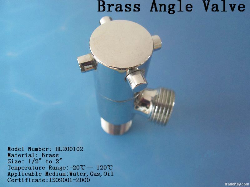 Brass angle valve