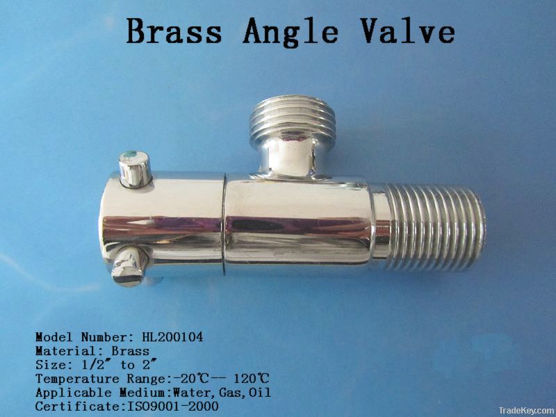 Brass angle valve