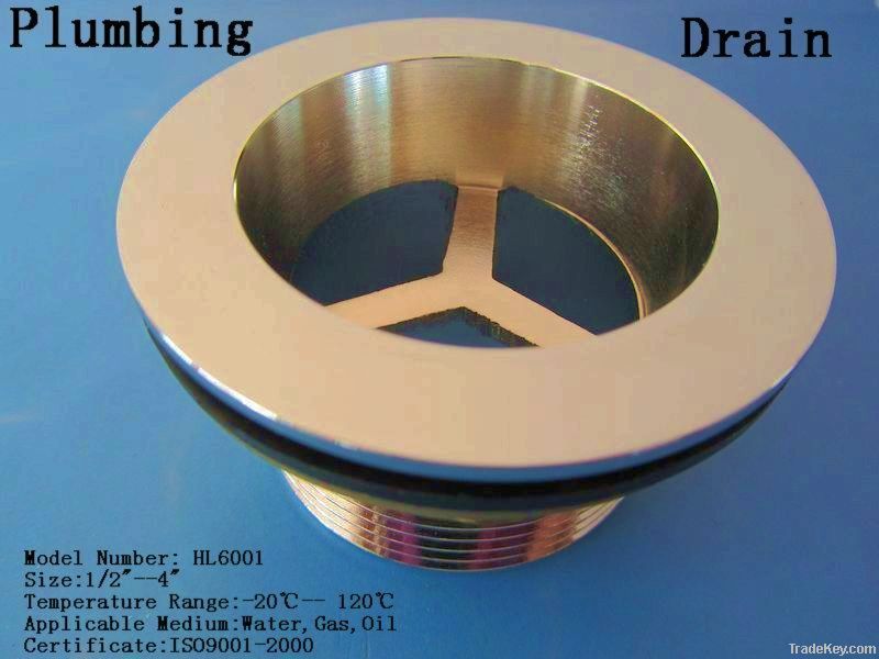 Brass drain