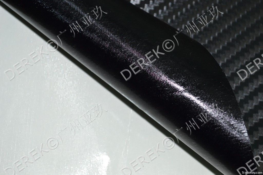 3D Carbon Fiber Film QD1201 Black-With Air Free Bubbles 1.52mx30m