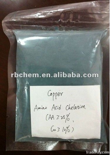 Copper chelated amino acid
