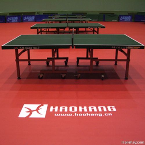Table-tennis Court PVC Sports Flooring