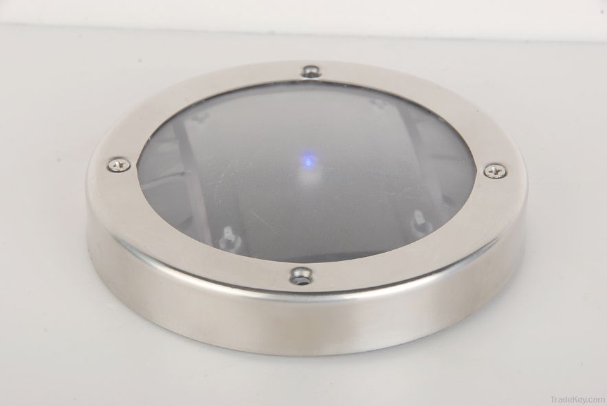 Stainless steel solar deck light