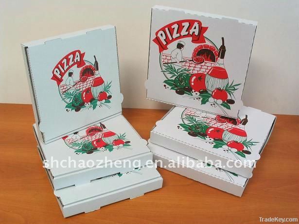 Healthy recyclable paper pizza boxes