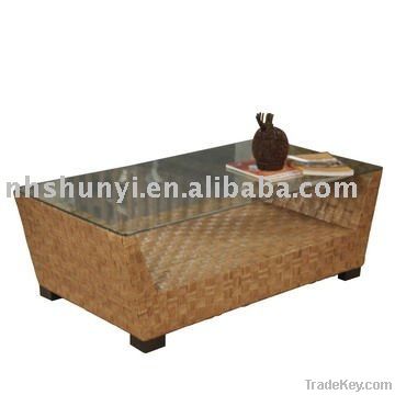 rattan table