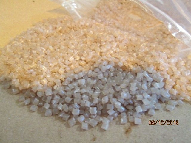 PLA pellets natural/white