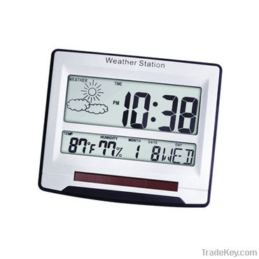 Radio controlled alarm table clock