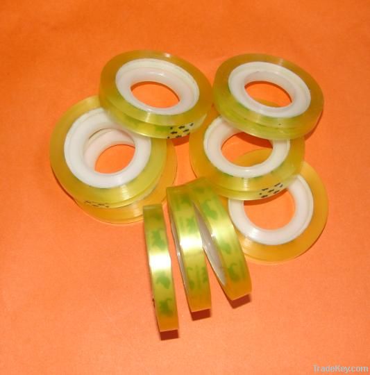 adhesive tape, sealing tape, sticky tape, stationary tape, gummed tape