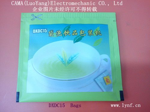 Automatic tea bag packing machine /product samples