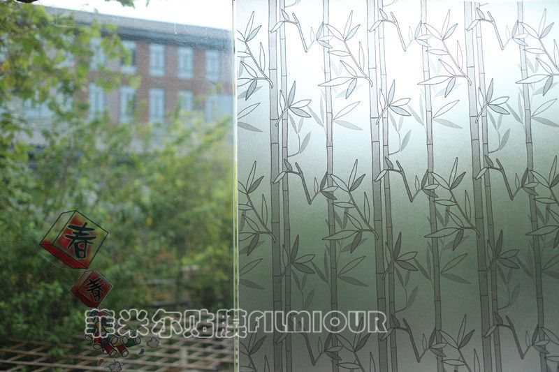 Glass decorative film(no glue)
