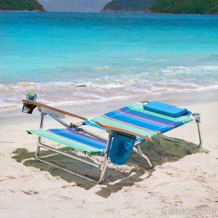 High Seat Beach Chair with Cup holder