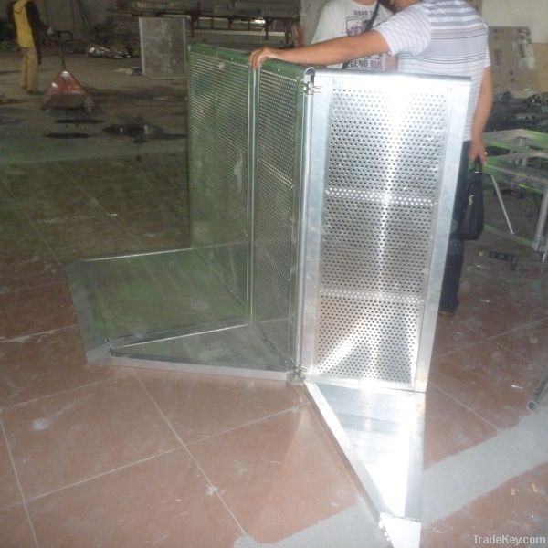 aluminum crowd barrier for stage
