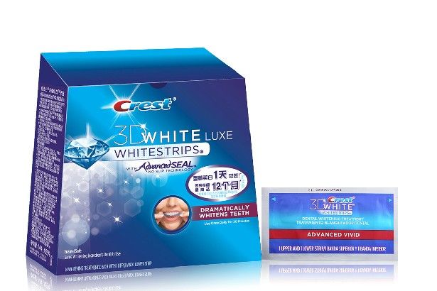 teeth whitening Advanced Vivid 3D Whitestrips