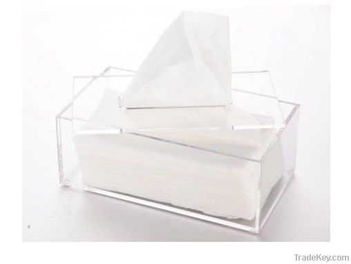 Acrylic Tissue box, useful hotel napkin box
