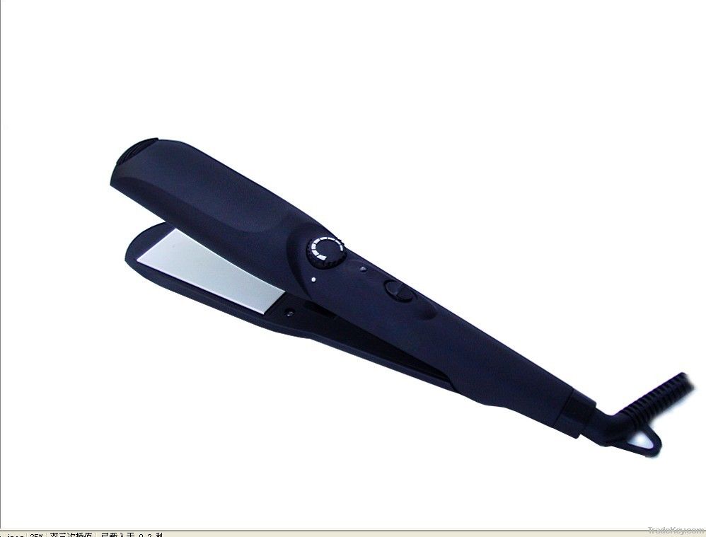 Hair Straightener with Adjustable Temperature Knob and 55W Power