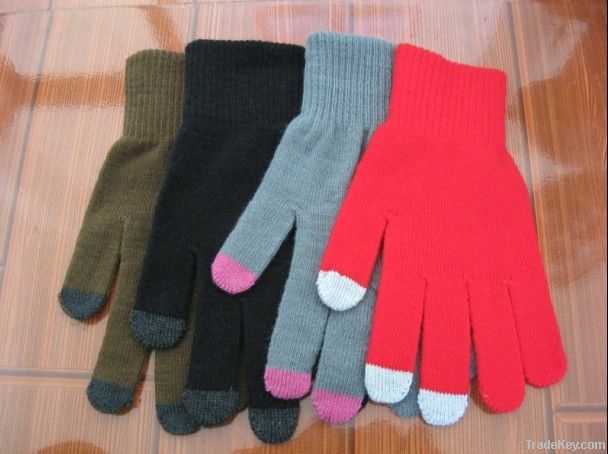 Knitted Touchscreen Glove For Smartphones