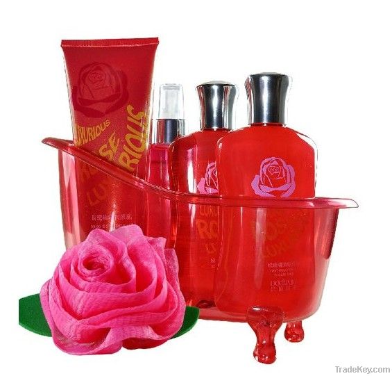 Nature Rose Essential Oil Bath Set Spa Set Gift Set