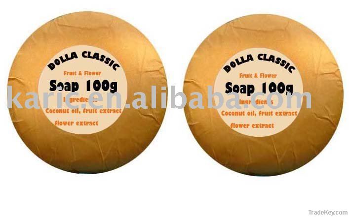 Moisture Cleaning Bath Soap Toilet Soap Purple 100gr