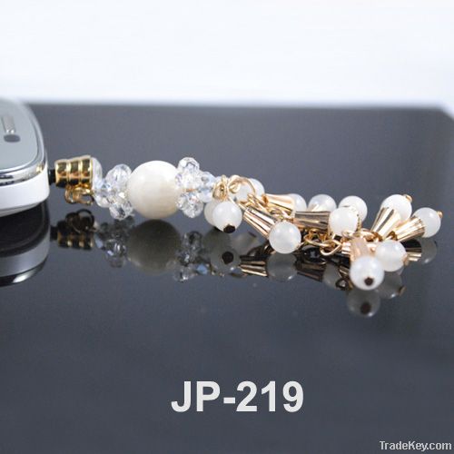 2012 newest dustproof ear plug minipol ear cap earphone jack pin