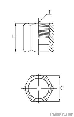 JIC Tube Nut(sleeve required)