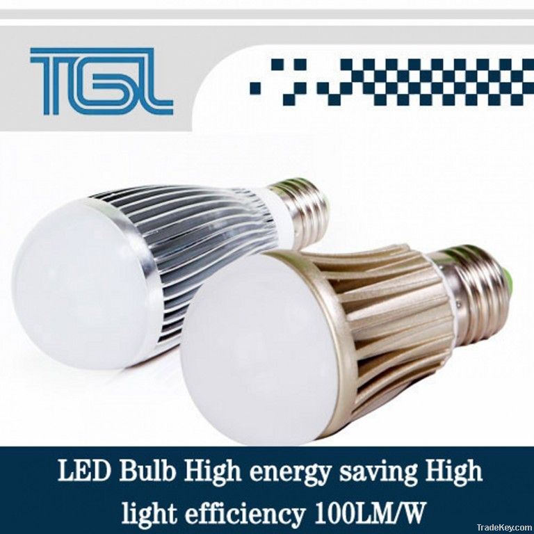 LED Bulb (Gold/ White/ Silver, 5W-8W) >100lm/W High Brightness,
