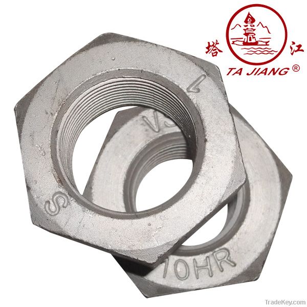 DIN6915High Strength Large Nuts For construction with HDG