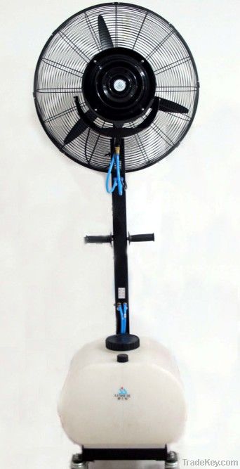 Spray cooling fan