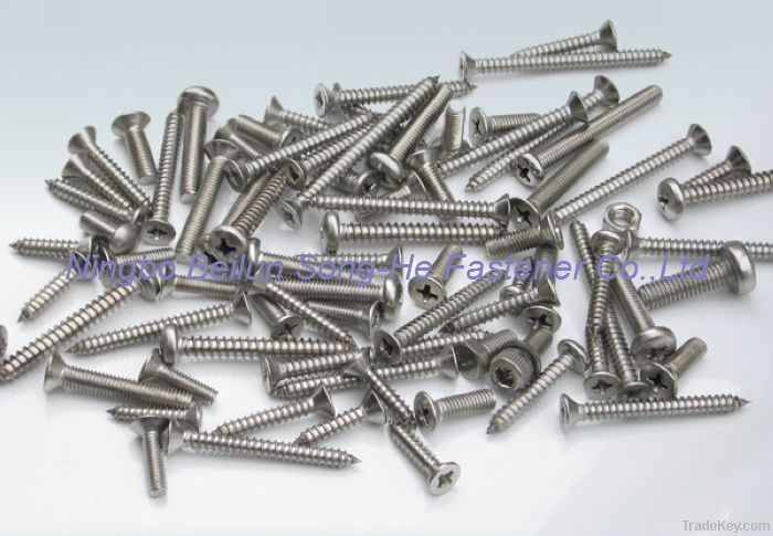 Self tapping screws, DIN7981, DIN7982