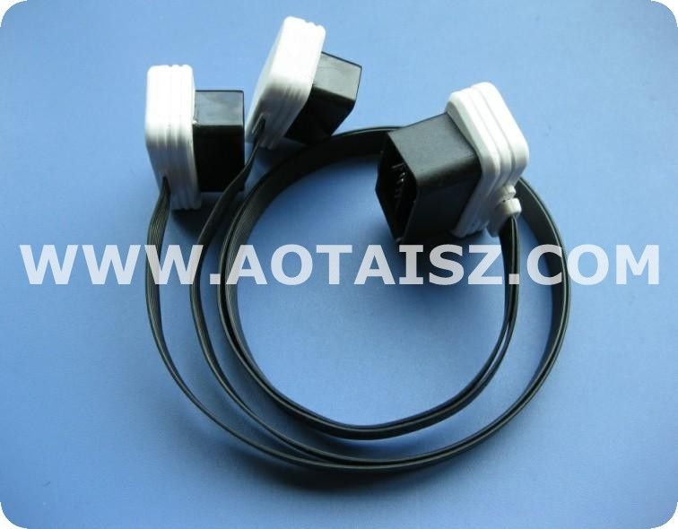 Wire harness OBDII male to female cable 24v type B connector cable