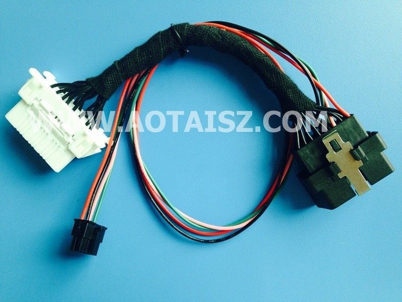 Wire harness OBDII male to female cable 24v type B connector cable
