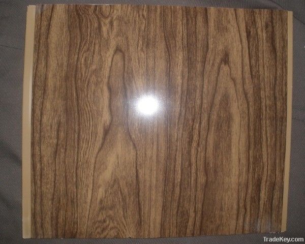 25cm*7mm deep wood grain pvc wall panels