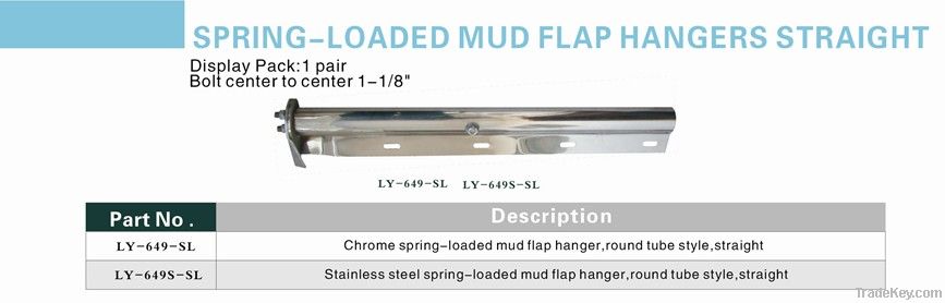 Spring-Loaded Mud Flap Hangers Tapered