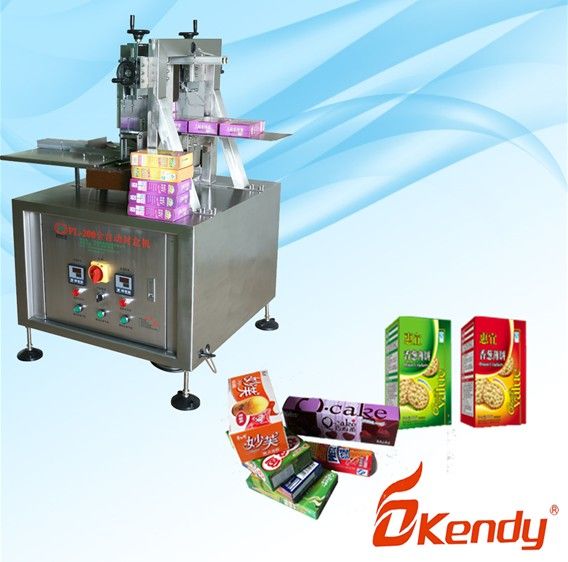 KD-PL-H100 semi-automatic and adjustable tissue box packing machine