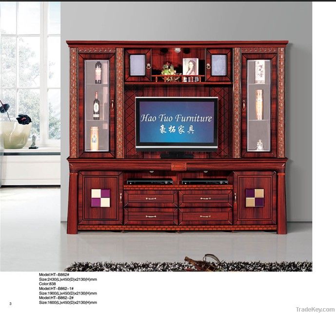 wood TV cabinet