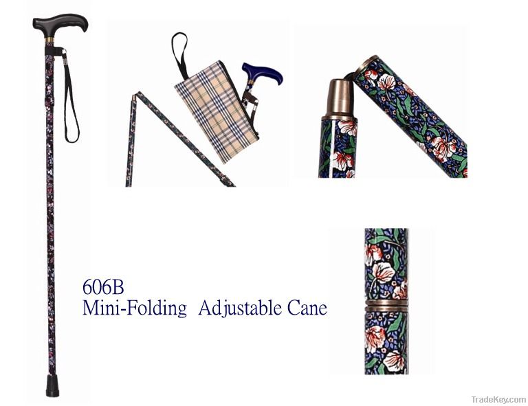 Mini  Folding Adjustable Cane