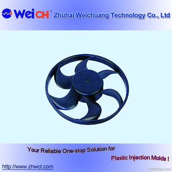Plastic propeller injection mould, fan mould