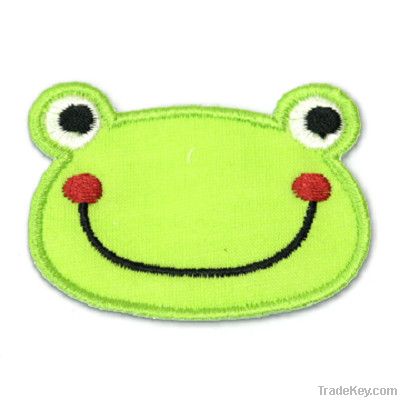 Frog embroidery patch (71707)