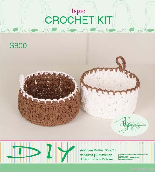 Raffia Crochet Kits---Storage Box