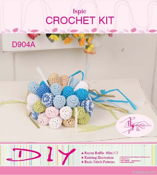 Raffia Crochet Kits---home decoration